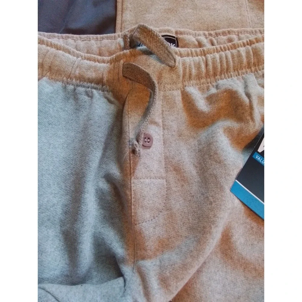 Real Work Sweat Pants 14/16 Child's Heather Gray, Slit Pockets‎